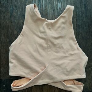 Athleta Light Orange Athletic Tank Top
